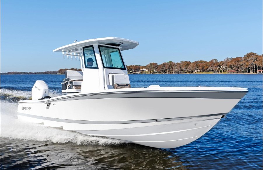 Blackfin boat on the water
