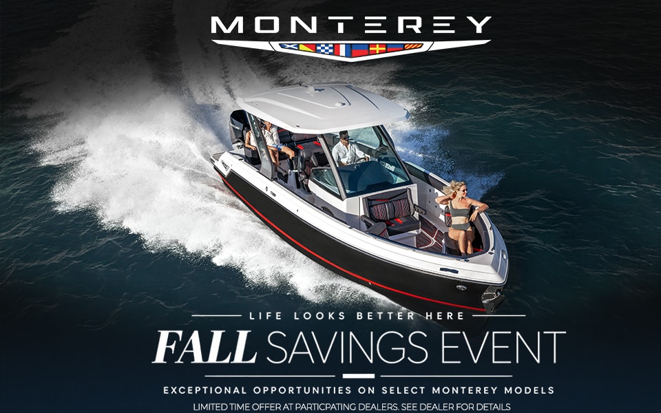Monterey Fall Savings Event — Exceptional Opportunities on Select Monterey Models